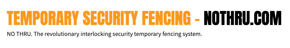 NoThru Temporary Fencing Logo